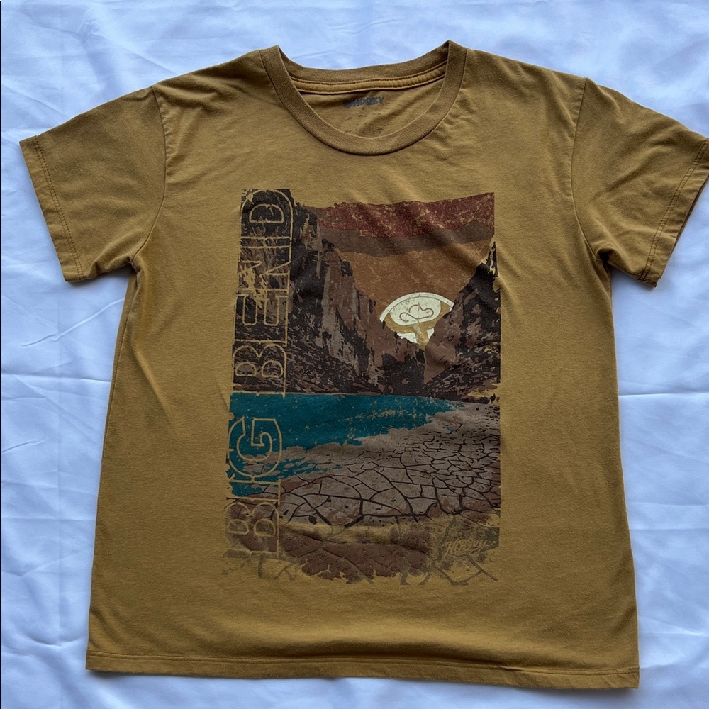 Hooey Big Bend T-Shirt‎ in Mustard